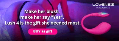 Lovense Lush 4 Bluetooth app-controlled G-spot egg vibrator