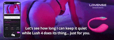 Lovense Lush 4 Bluetooth app-controlled G-spot egg vibrator